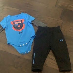 Good condition. Pants are worn some at knees